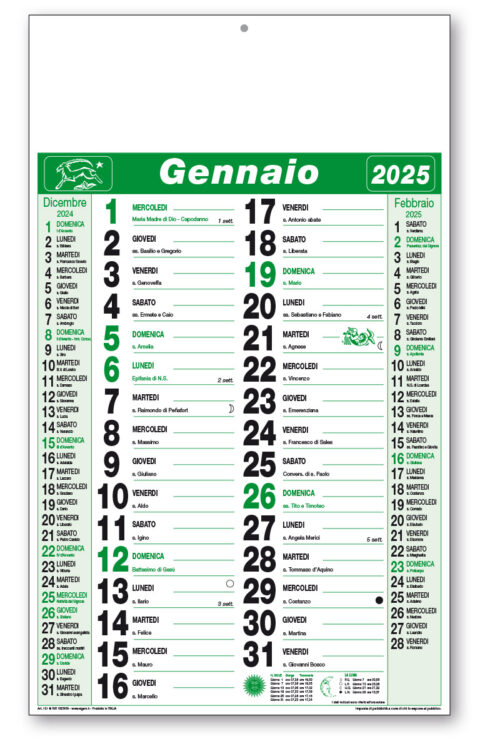 calendario olandese 101 ver