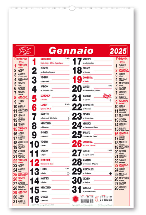 calendario olandese 102 ros