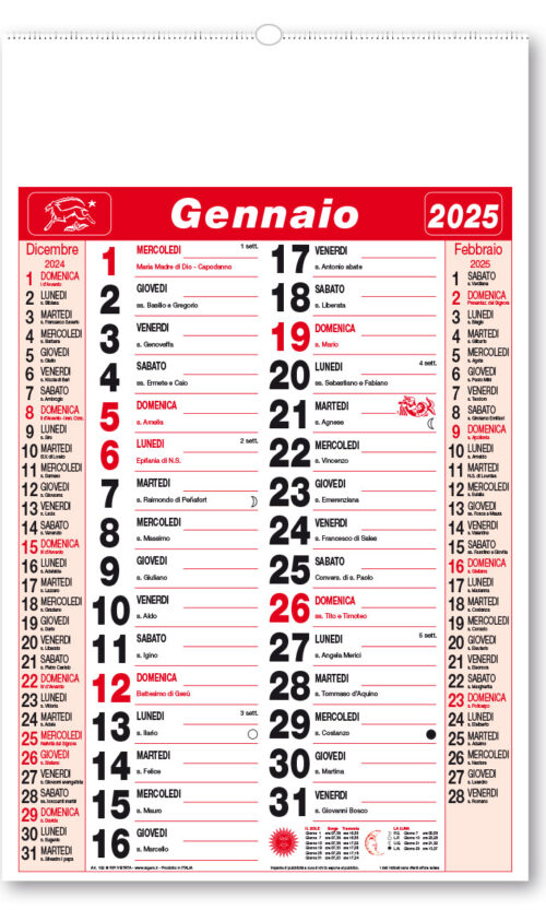 calendario olandese 102 ros