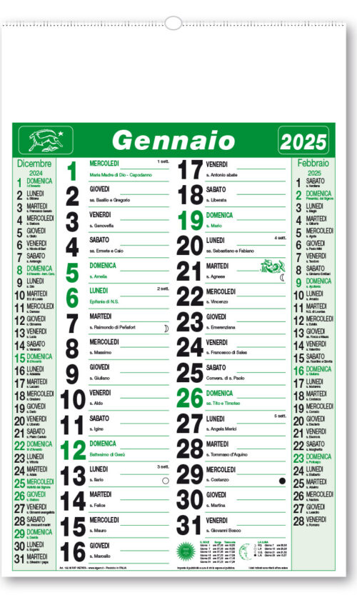 calendario olandese 102 ver