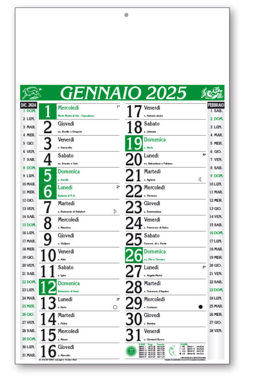 calendario olandese 104 ver