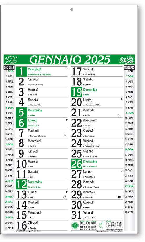 calendario olandese 104 ver