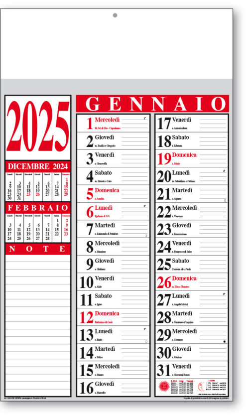 calendario olandese 106 ross