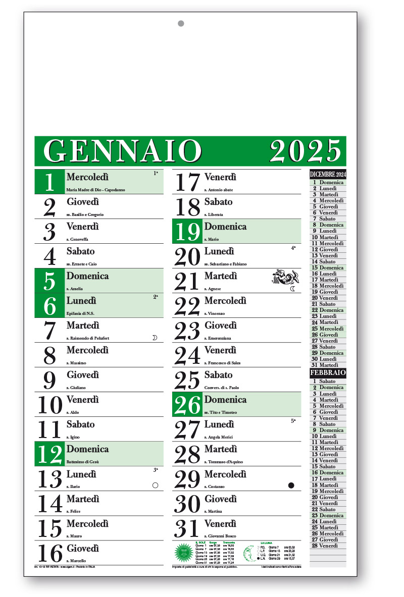 calendario olandese 107 ver