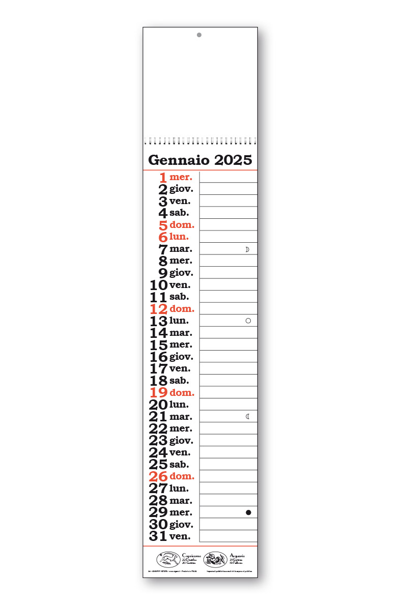 calendarioolandese 109 rosso