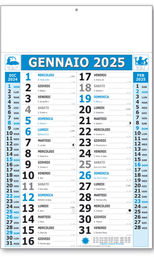calendario olandese 140 azz
