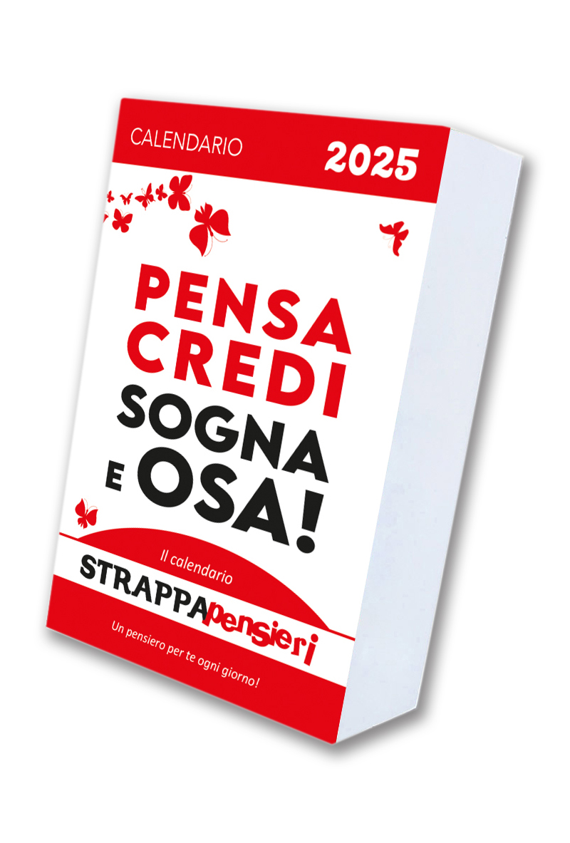 Calendario Motivazionale StrappaPensieri 2025 giornaliero con frase