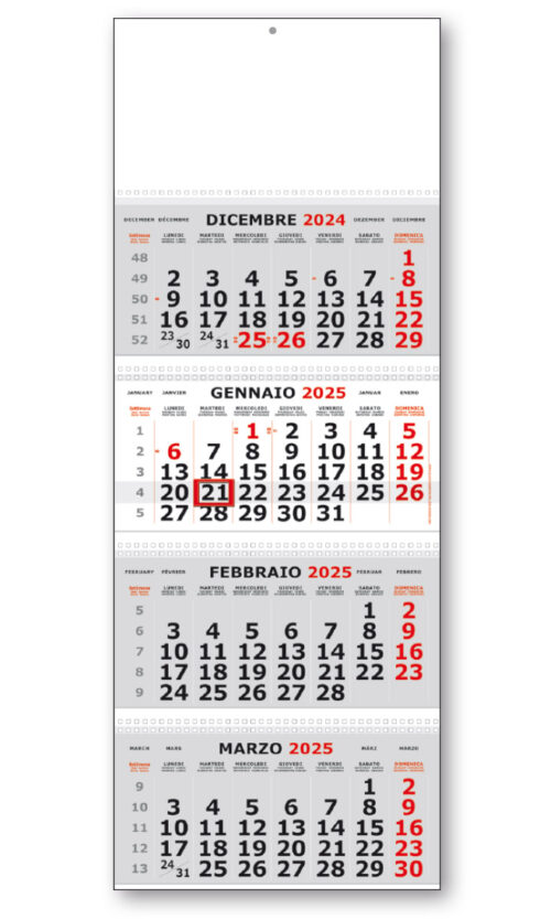 calendario olandese 148 grg