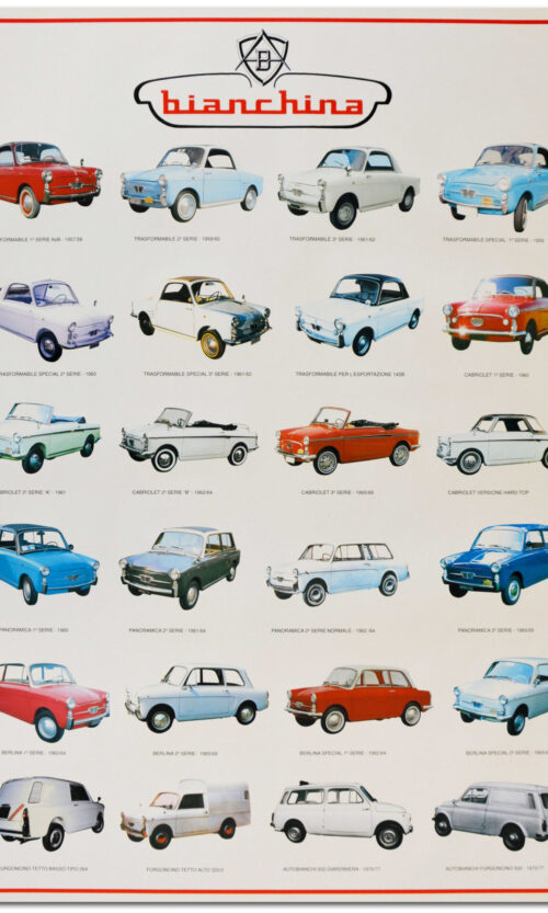 poster auto bianchina
