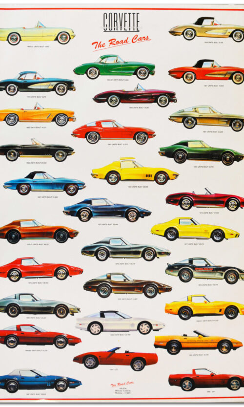 poster auto corvette