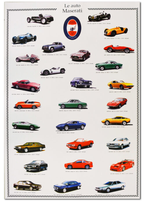 poster auto maserati