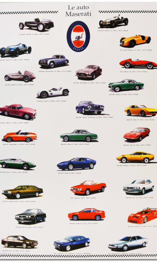 poster auto maserati