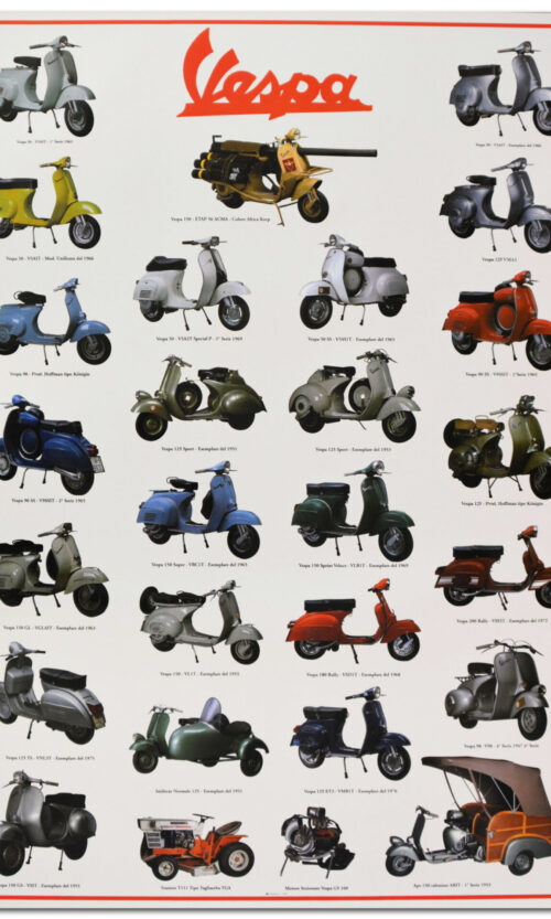 poster moto vespa classic
