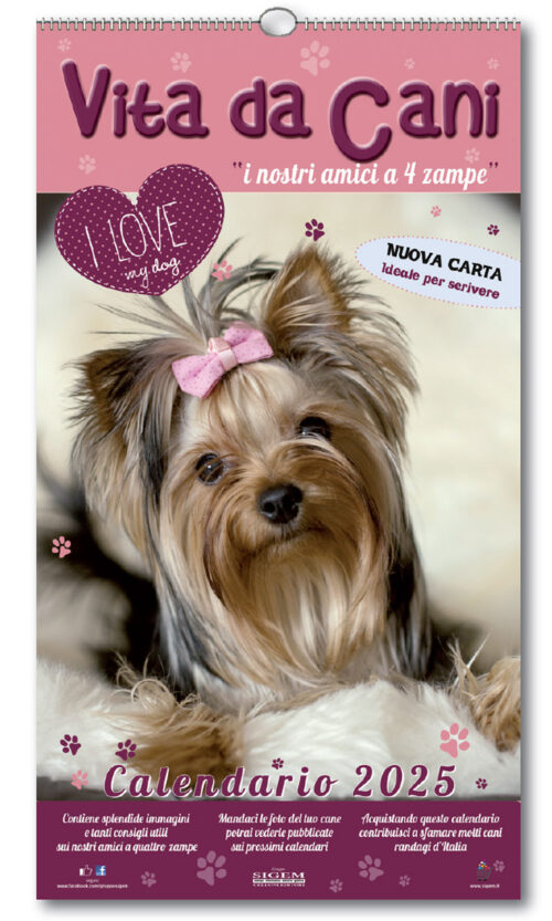 calendario 265 vita da cane