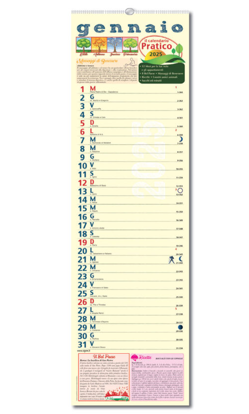 calendario 111 pratico