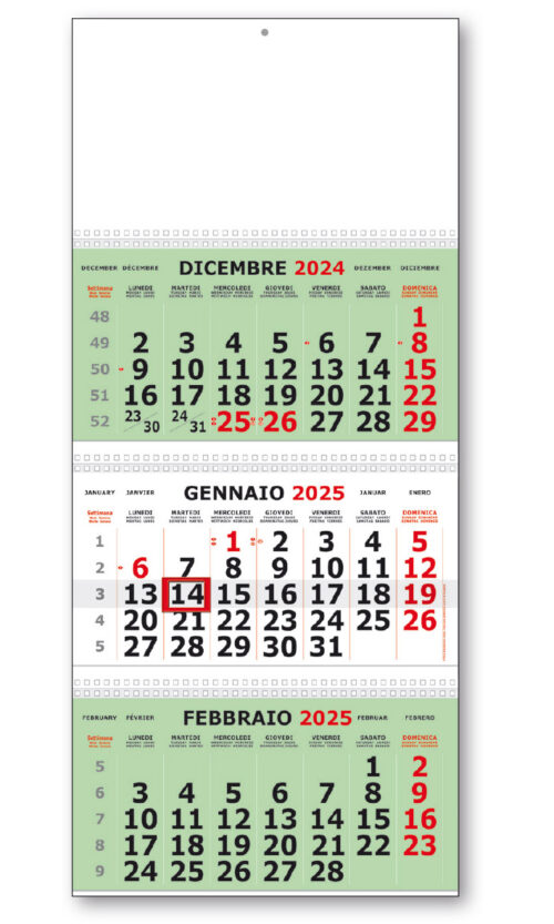 calendario olandese 129 verd