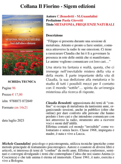 metafonia frequenze naturali scheda editoriale