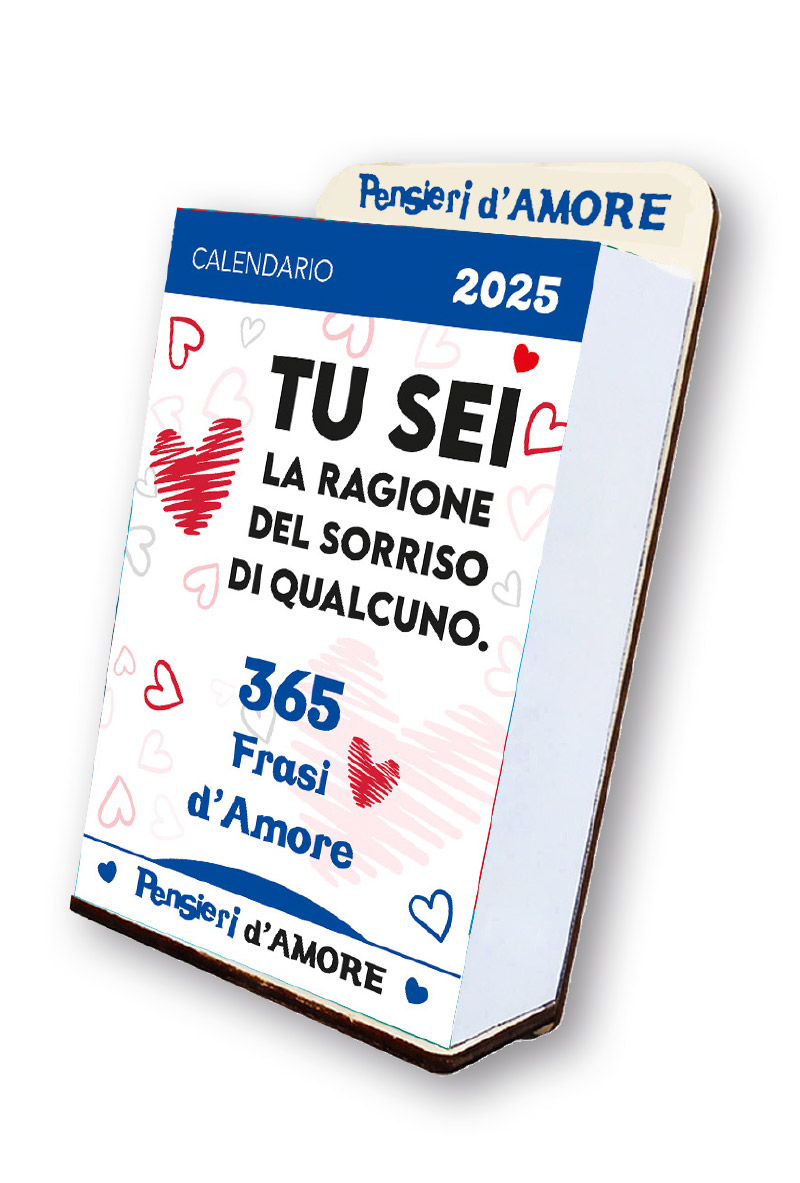 Calendario: "Strappapensieri – Speciale San Valentino"