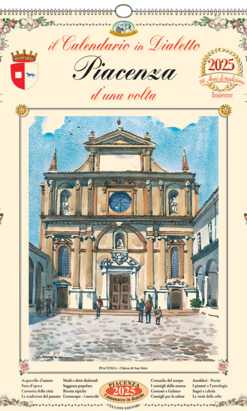 Calendario in dialetto Piacenza