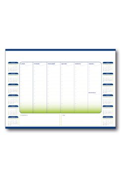 43 x 31 Organizzatore Planning Mensile Verde (X10)