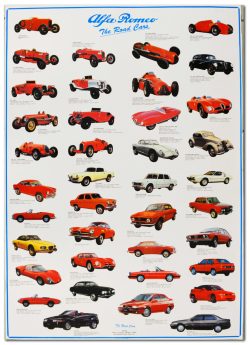 poster auto alfa romeo