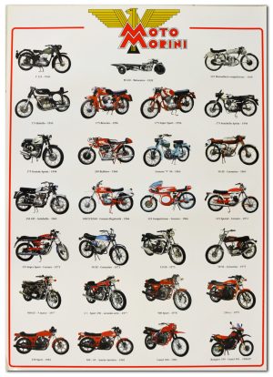 Poster Moto Morini Storiche