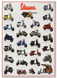 poster moto vespa classic