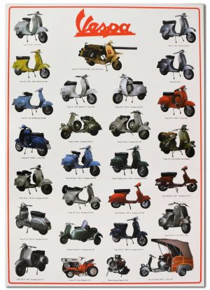 Poster Moto Vespa Classic